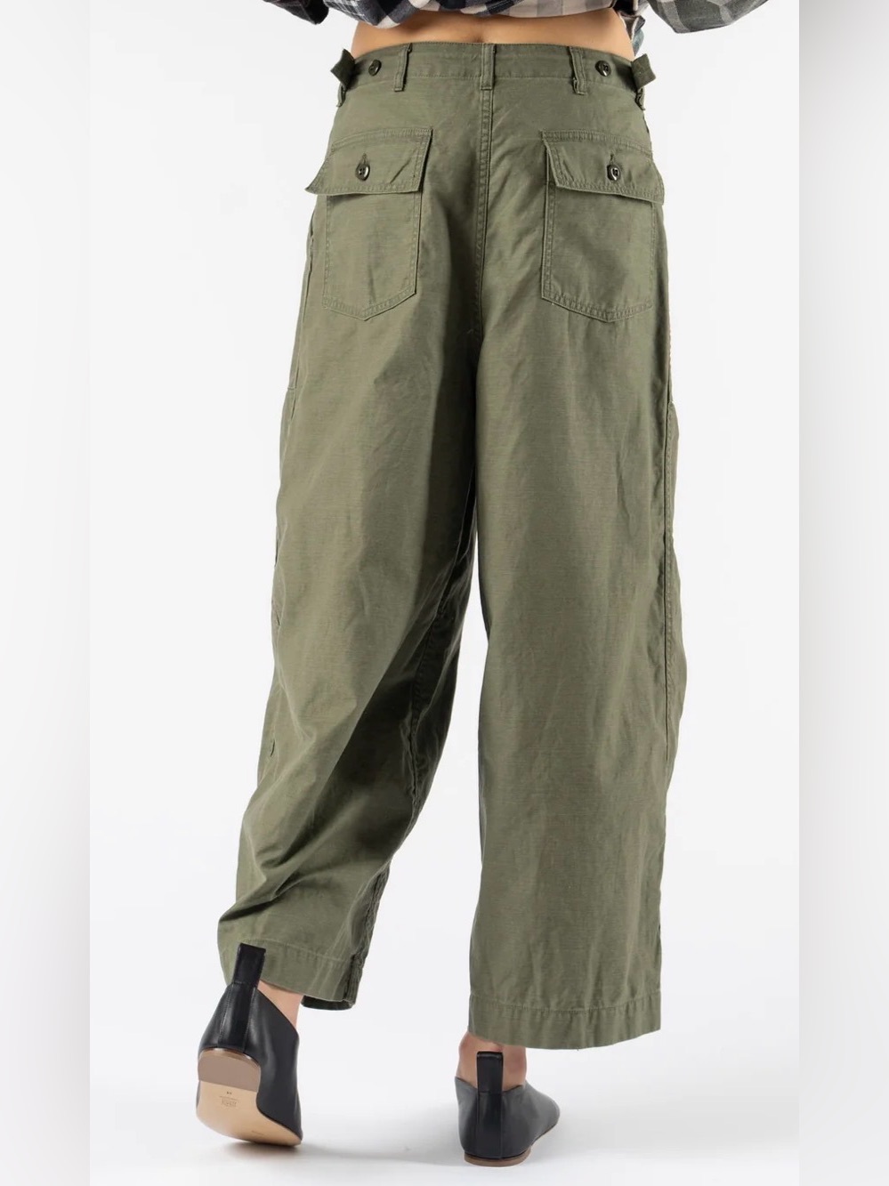 Needles HD Fatigue Pant Olive - Picture 3 of 8